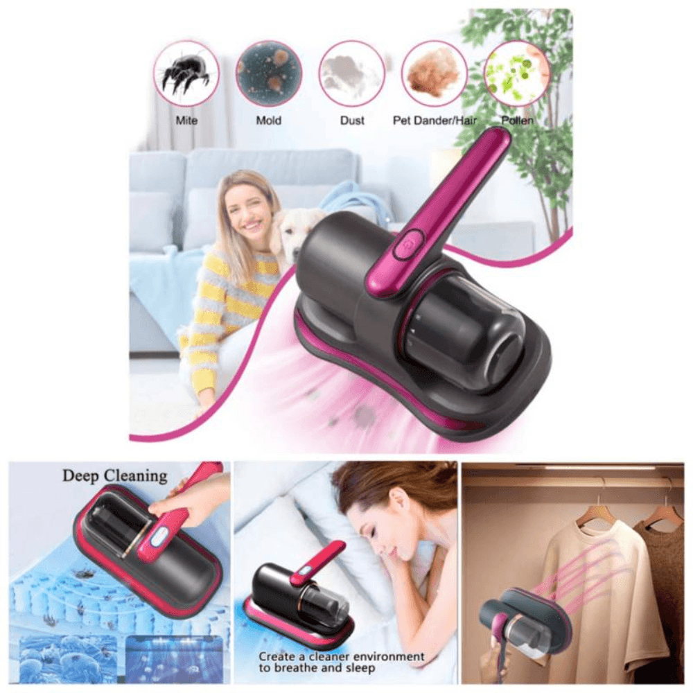 ASPIRADORA DE ACAROS CON LUZ ULTRAVIOLETA UV-C